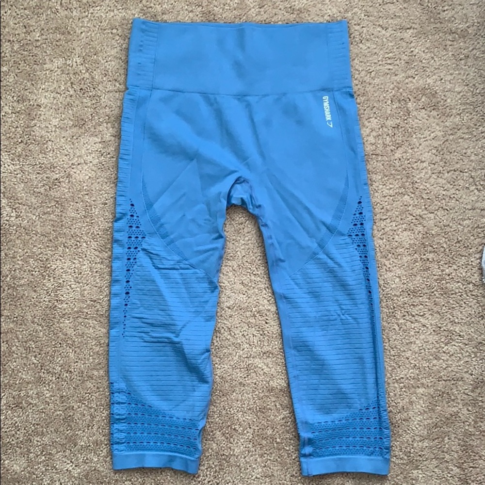 Gymshark blue energy seamless leggings!